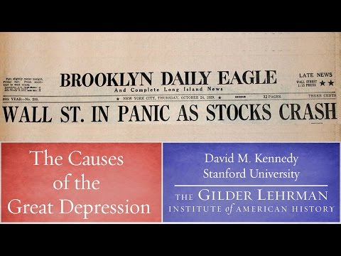Causes Of The Great Depression. Causes Of The Great Depression
