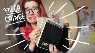My old anime drawings, sketchbook tour! ~ Frannerd