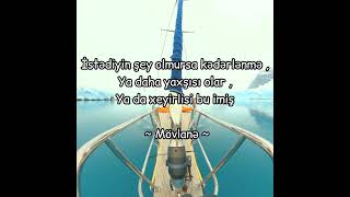 Mövlanədən Hikmətli Söz