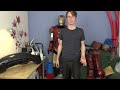 XRobots - 3D Printed Xenomorph Alien Cosplay Suit - Hands printed in hybrid rigid & Ninjaflex rubber