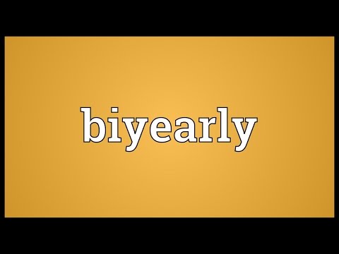 Header of biyearly