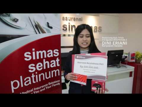 VIDEO : testimonial para pemenang kuis asuransi sinar mas - dalam rangka relaunching simas sehat platinum,dalam rangka relaunching simas sehat platinum,asuransi sinar masmengadakan kuis seputar produk simas sehat. ...