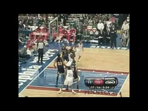 Allen Iverson 20pts vs Monta Ellis Warriors 09/10 NBA *76ers Highlights *Vote AI for 2010 All-Star