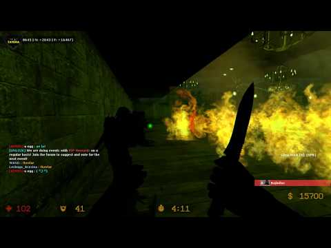 ZOMBIE ESCAPE, COUNTER-STRIKE: SOURCE, MAP: ZE_slender_escape, LEVEL 4, STAGE Madness