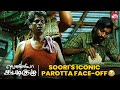 Soori's Epic Parotta Eating Challenge😅 | Vennila Kabadi Kuzhu Comedy | Vishnu Vishal | Sun NXT