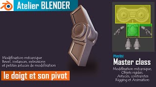 un doigt Robotique - articulable - modélisation mécanique - tuto en Français