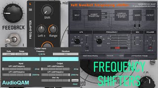 Frequency Shifters Bitwig, Audioqam, Full Bucket, Echobode