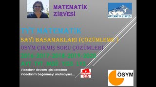 Sayi Basamaklari Çözümleme Ayt Tyt Msü 2017 2018 2019 2020 Ösym De Çikmiş Sorularin Çözümleri̇