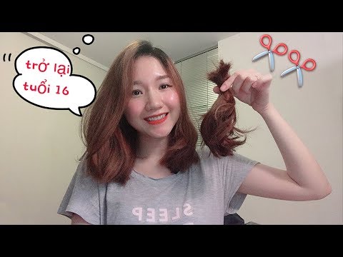 CẢM XÚC KHI TỪ BỎ TÓC DÀI & TỰ CẮT THEO VIDEO TRÊN MẠNG 💇♀✂
