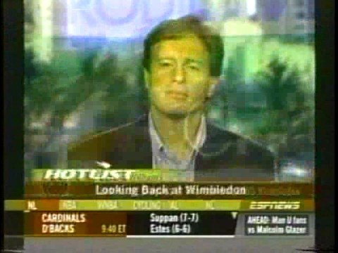 Acura Manhattan on Espn News  The Hot List Ii  July 5th  2005 Wimbledon Edition Interview