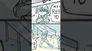 Asirel And Chara Pretend Fight Undertale Comic Dub
