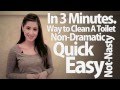 How To Clean A Toilet in 3 Minutes! Easy Bathroom Cleaning Id...