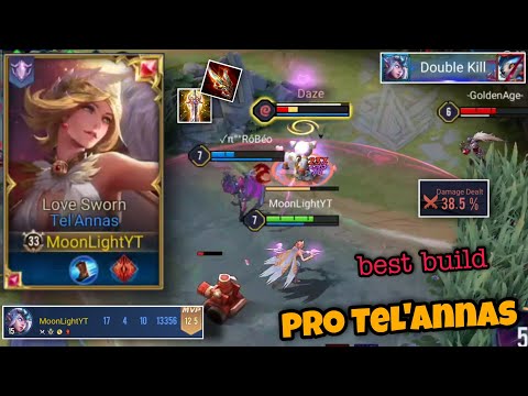 Tel'Annas Pro Gameplay | This ADC Is The Best With Critical Build | Arena of Valor Liên Quân mobile