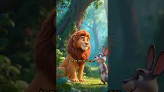 Smart Rabbit Saves The Jungle From The King Lion Short Story