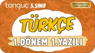 5. Sınıf Türkçe 1.Dönem 1.Yazılıya Hazırlık