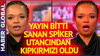 Canlı Yayının Bittiği Sanan Spiker Öyle Bir Hareket Yaptı Ki... Tüm Dünya Bu Görüntüleri İzledi