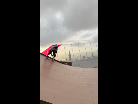 Zion Wright sticks a 540 over the city.