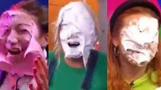 Cbbc Presenters Take Shaving Cream Pies In The Face Compilation