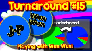 Agario Team Mode Turnaround #15, playing with Wun Wun, the real one