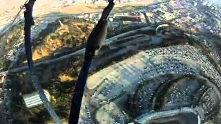 Navy Seals Drop Into Dodger Stadium Navy Seals Drop Into Dodger Stadium