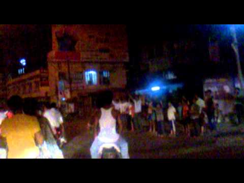 india-pak world cup match winning celebration in Kolhapur(Nad...