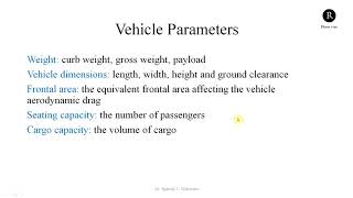 Basic Parameters of Electric Vehicle | Fundamentals of Electric Vehicle Engineering - 5