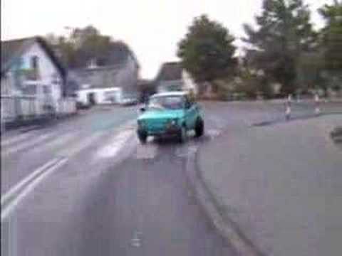 Wierd backwards car