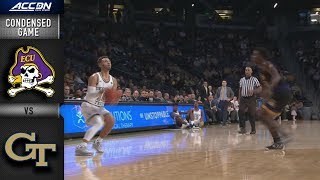 East Carolina vs. Georgia Tech Condensed Game | 2018-19 ACC Basketball