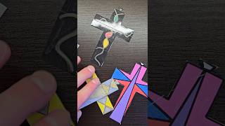 How To Make A Paper Cross Of Thanos 230