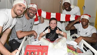Liverpool squad make heartwarming 2019 Christmas visit to Alder Hey Children’s H
