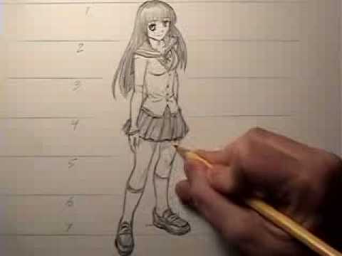 How to Draw a Female Body, Manga Style: Proportions