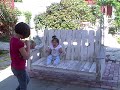 Kaya playing with her sister