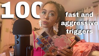 Asmr 100 Fast And Aggressive Triggers Salt & Pepper, Pay Attention, Hand Sounds, & More 100K