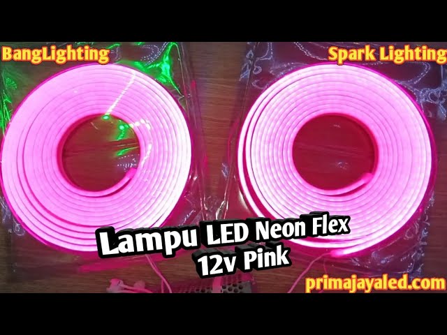 Lampu LED Neon Flex 12v Pink