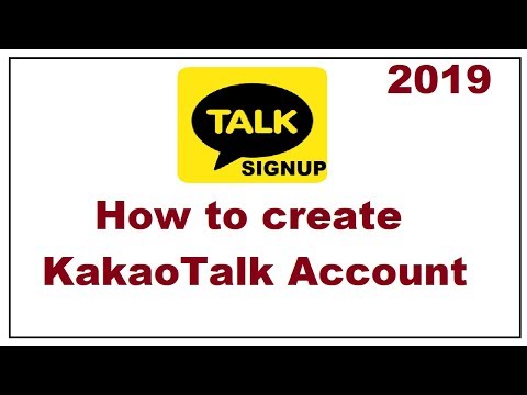 How to create a Account on kakao Talk 2019