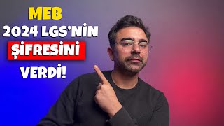 MEB 2024 LGS'nin Şifresini Verdi!