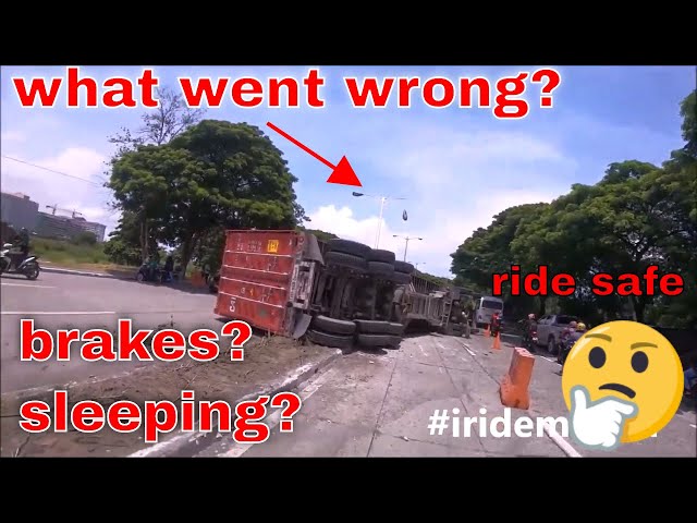 TRUCK CRASHING | REV BOMBA | SCOOTER CRASH | CLOSE CALL| KYT NFR