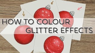 How to Colour Glitter Effects with Copics