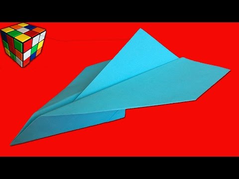 Как делать самолётик из бумаги своими руками 9