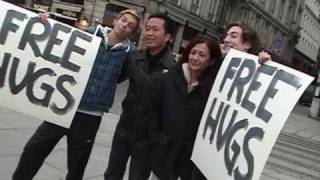 Free Hugs Campaign In Oslo, Norway
