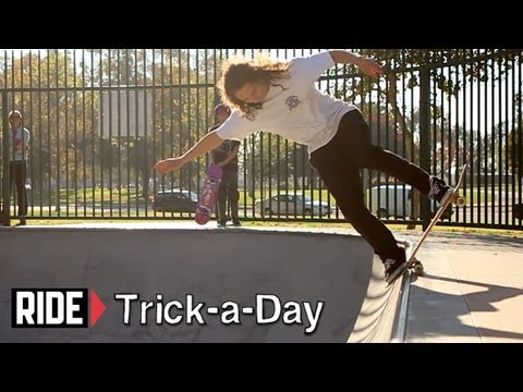How-To Fakie Noseblunt Stall with Shawn Hale - Trick-a-Day