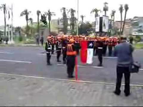 JURAMENTO ALA BANDERA DE LOS VOLUNTARIOS DE LA SEDE ARICA DE LA DEFENSA 