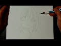 ブラック・ブレット 200分で藍原延珠描いてみた
