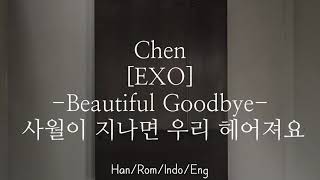 Chen Exo - Beautiful Goodbye Hanromindoeng Lyrics