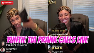 Yuntie Tia Prank Calls Fans On Ig Live 07.15.2025