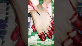 Most Beautiful Alta Design For Feet Bengali Mahawer Design