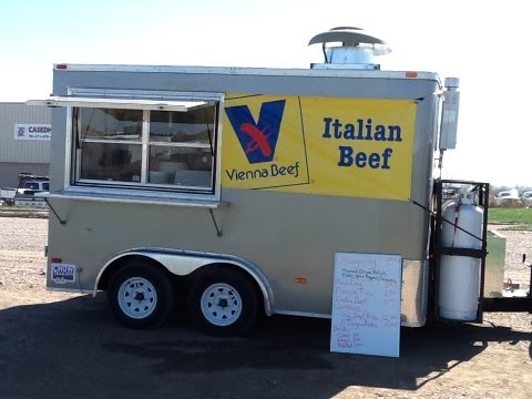 2013 12' x 8' Concession Trailer For Sale - SOLD