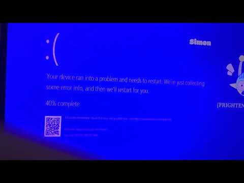 Sprunki Simon Screaming has BSOD (credits to @hothickoryhell09 )