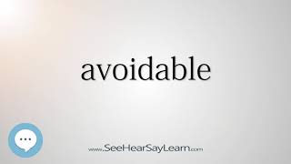Avoidable