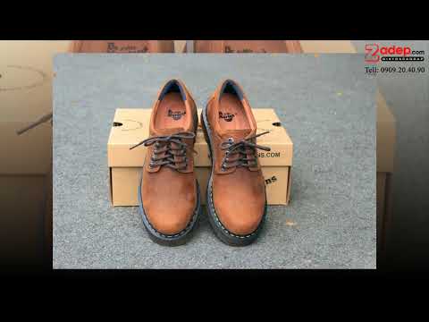 giày dr martens nam cổ thấp 8053 sáp bò trơn thailand